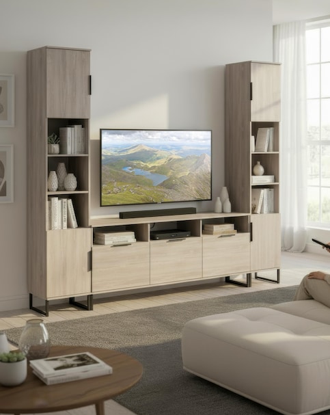 Hayden Ready Assembled U-shape Media Unit