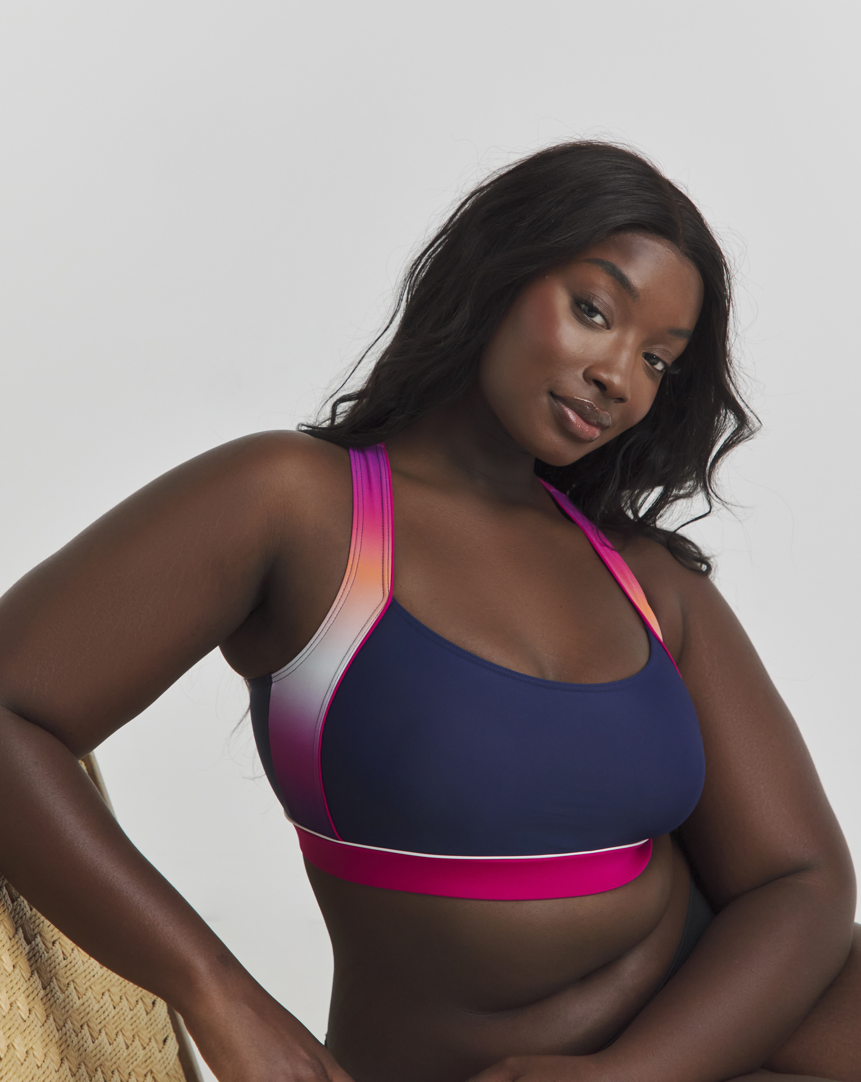 Sports Swim Crop Top