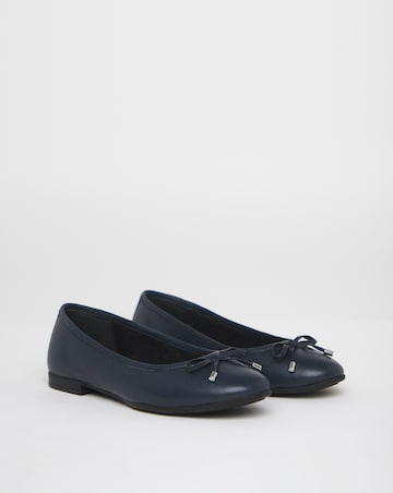 Pine Classic Leather Ballerinas - Extra Wide Fit (EEE)