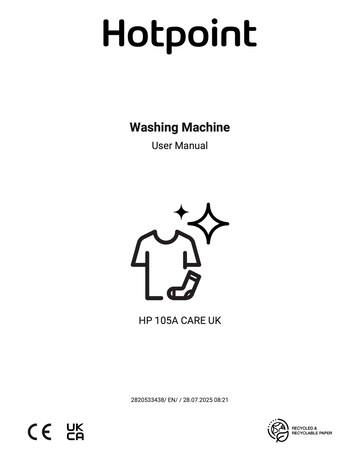 Hotpoint HP 105A CARE UK Fabric Care Washing Machine - White