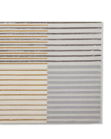 Think Rugs Apollo Modern Linear Rug - Blocks