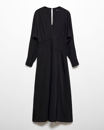 Mango Cross - Neckline Slit Dress