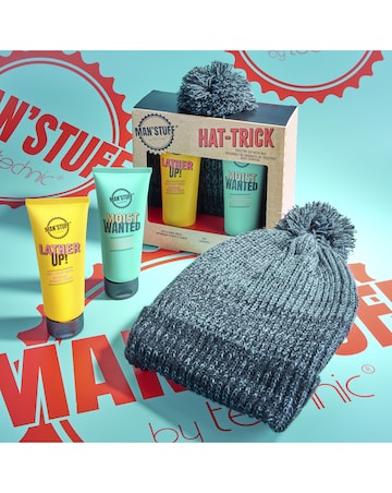 Man's Stuff Hat-Trick gift set