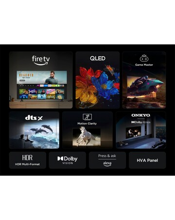 TCL 43T6CUK 43in 4K QLED Fire TV with Freely