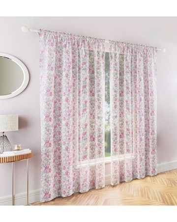 Mia Floral Printed Voile Panel