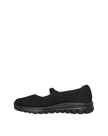 Skechers Black Graceful Slip On Mary Janes Shoes - Standard Fit (D)