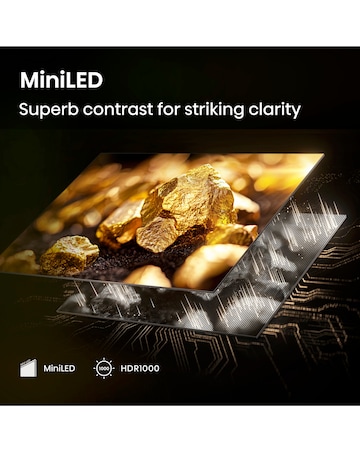 Hisense 50U7QTUK 50in Mini-LED 4K Ultra HD HDR Smart TV