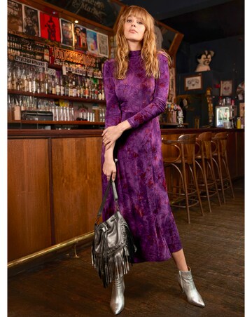 Joe Browns Truly Remarkable Flocked Jersey Maxi Dress