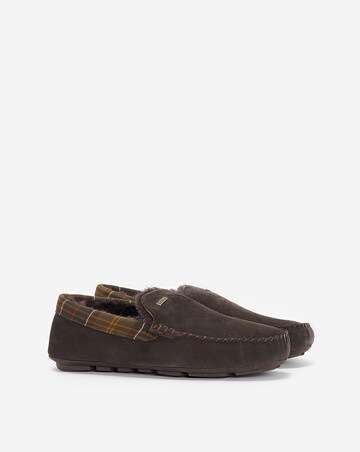 Barbour Monty Moccasin Slipper - Brown