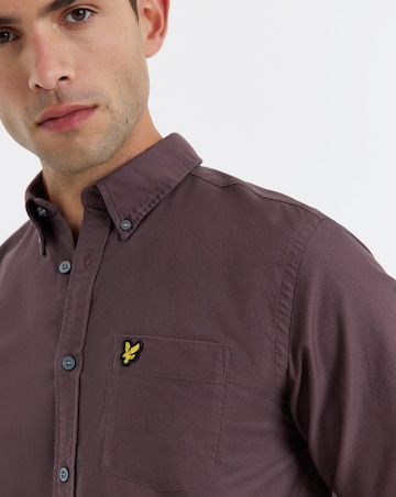 Lyle & Scott Long Sleeve Classic Oxford Shirt - Espresso