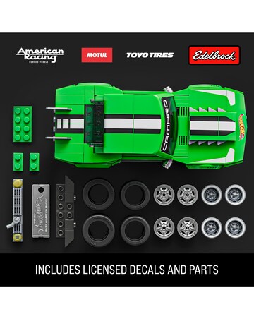 Mattel Brick Shop Hot Wheels Speed Series Chevrolet Custom 68 Camaro Set