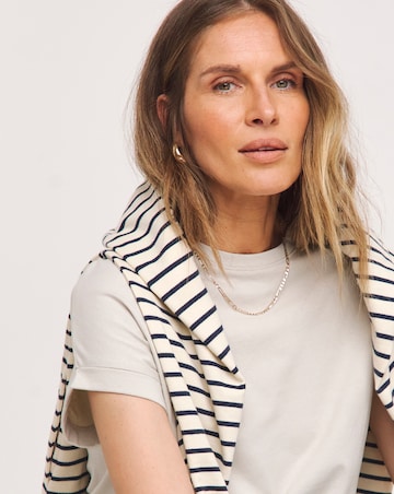 Longline Long Sleeve Curved Hem Top