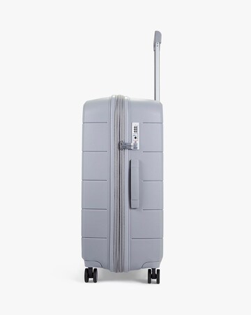 Rock Pixel Medium Suitcase - Grey