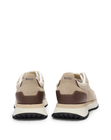 BOSS Jonah Suede Runner - Beige