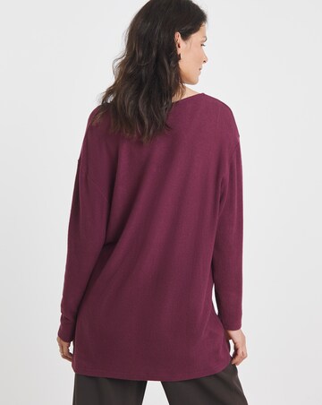 Soft Touch V-Neck Longline Top