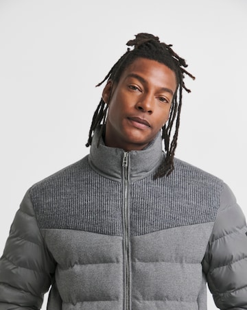 BOSS Grey Padded Jacket