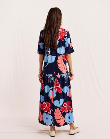 Julipa Button Down Jersey Midi Dress