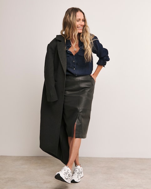 Anthology Leather Skirt