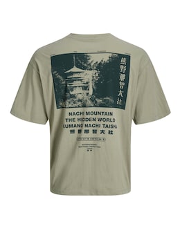 Jack &amp; Jones Kumano  Back Graphic T-Shirt - Green