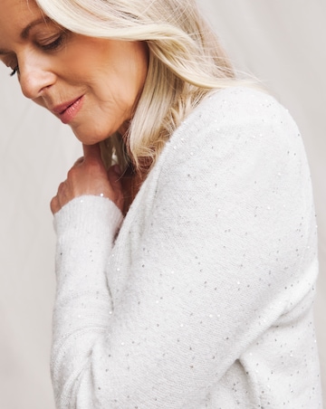 Julipa Silver Sequin Cardigan