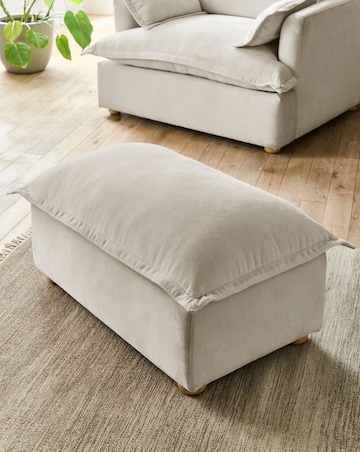 Naya Pillowback Storage Footstool