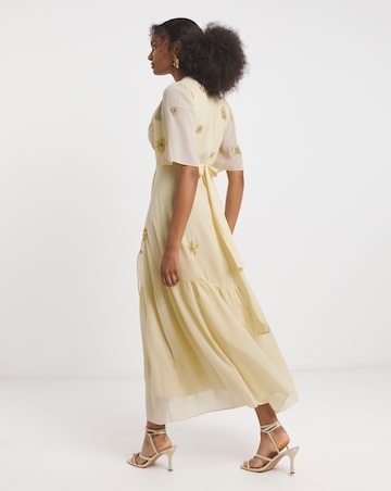 Hope & Ivy Vera Wrap Maxi Dress