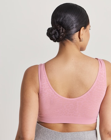 Pretty Secrets (2 Pack) Animal Knitted Padded Comfort Tops Navy/Pink