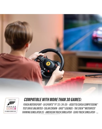 Thrustmaster T98-X Ferrari GTS Racing Wheel and Pedal Set for Xbox / PC