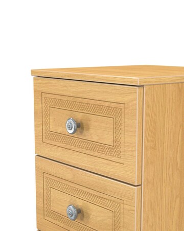 Richmond Ready Assembled 3 Drawer Bedside Table