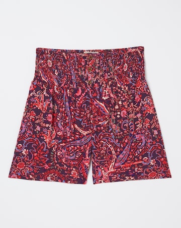 Fatface Paisley Shirred Shorts