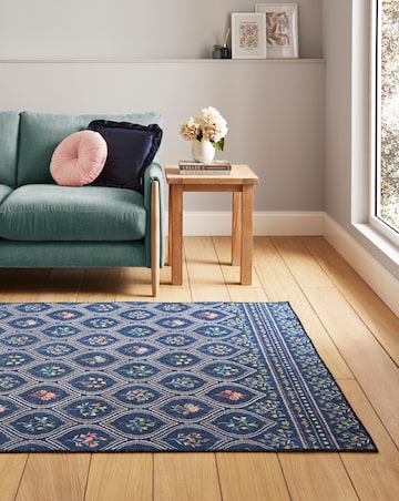 Catherine Lansfield Cameo Floral Washable Rug