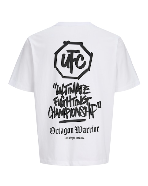 Jack & Jones UFC Back Graphic T-Shirt - White