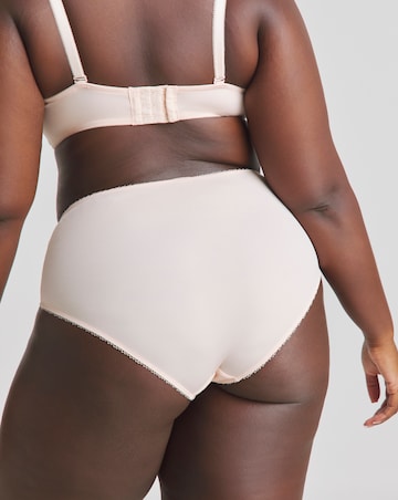 Pretty Secrets (2 Pack) Ella Lace Brief Knickers Blush/White