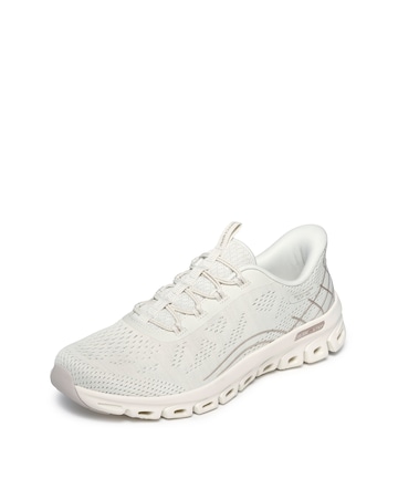 Skechers Off White Glide-Step Elevate Amaze Slip-In Trainers - Standard Fit (D)