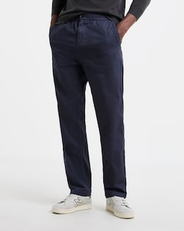 Elasticated Waist Straight Fit Chino