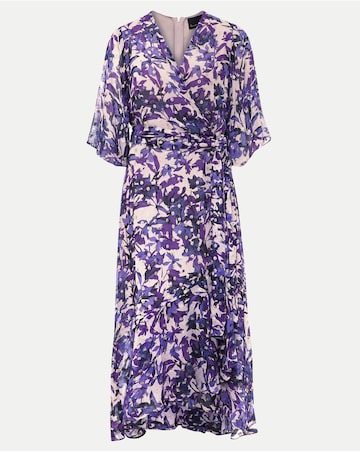Phase Eight Juliette Floral Fil Coupe Wrap Dress