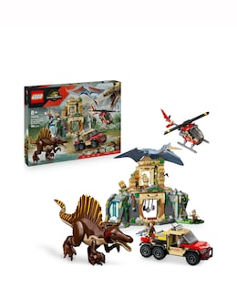 LEGO Jurassic World Spinosaurus &amp; Quetzalcoatlus Air Mission Dinosaur 76976