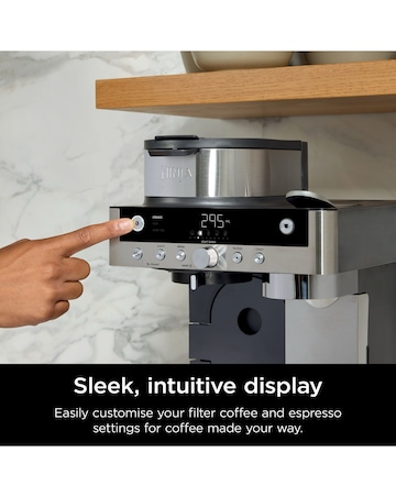 Ninja Prestige Dualbrew System CFN802UK Silver/ Black