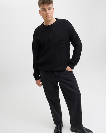 Jack & Jones Global Knitted Jumper - Black