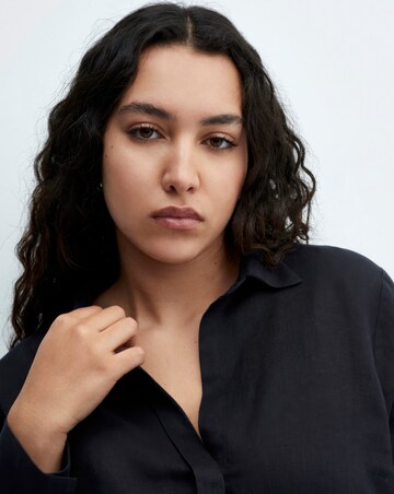 Mango Pure Linen Button Up Shirt