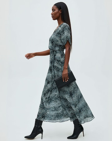 Religion Animal Maxi Wrap Dress