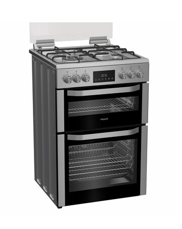 Hotpoint HDD6GDC2WX 60cm Dual Fuel Double Cooker with Glass Lid Installation
