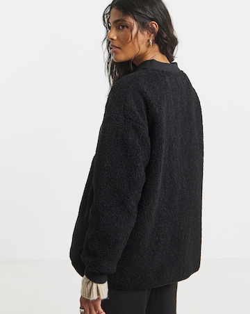Black Borg Bomber with Nylon Pocket