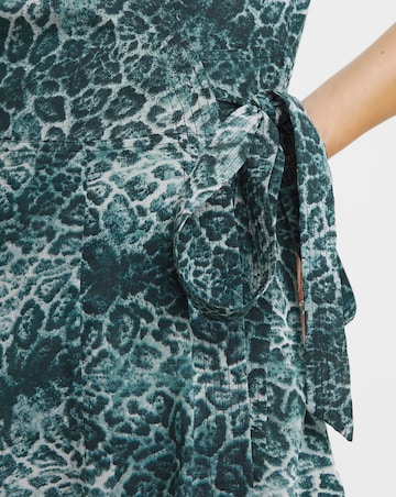Religion Animal Maxi Wrap Dress