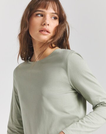 Navy,Sage & Peach 3 Pack Slash Neck Tops