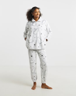 Pretty Secrets Quarter Zip Fleece Twosie Christmas Penguin