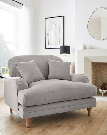 Azra Chenille Snuggle Chair