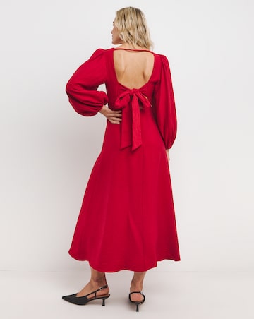 Nobody's Child Red Zola Midaxi Dress