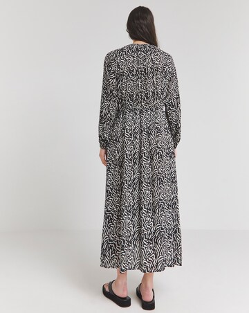 Nobody's Child Black Printed Iris Midaxi Dress