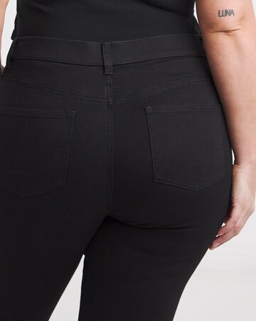 Black 24/7 Stretch Flared Jeans